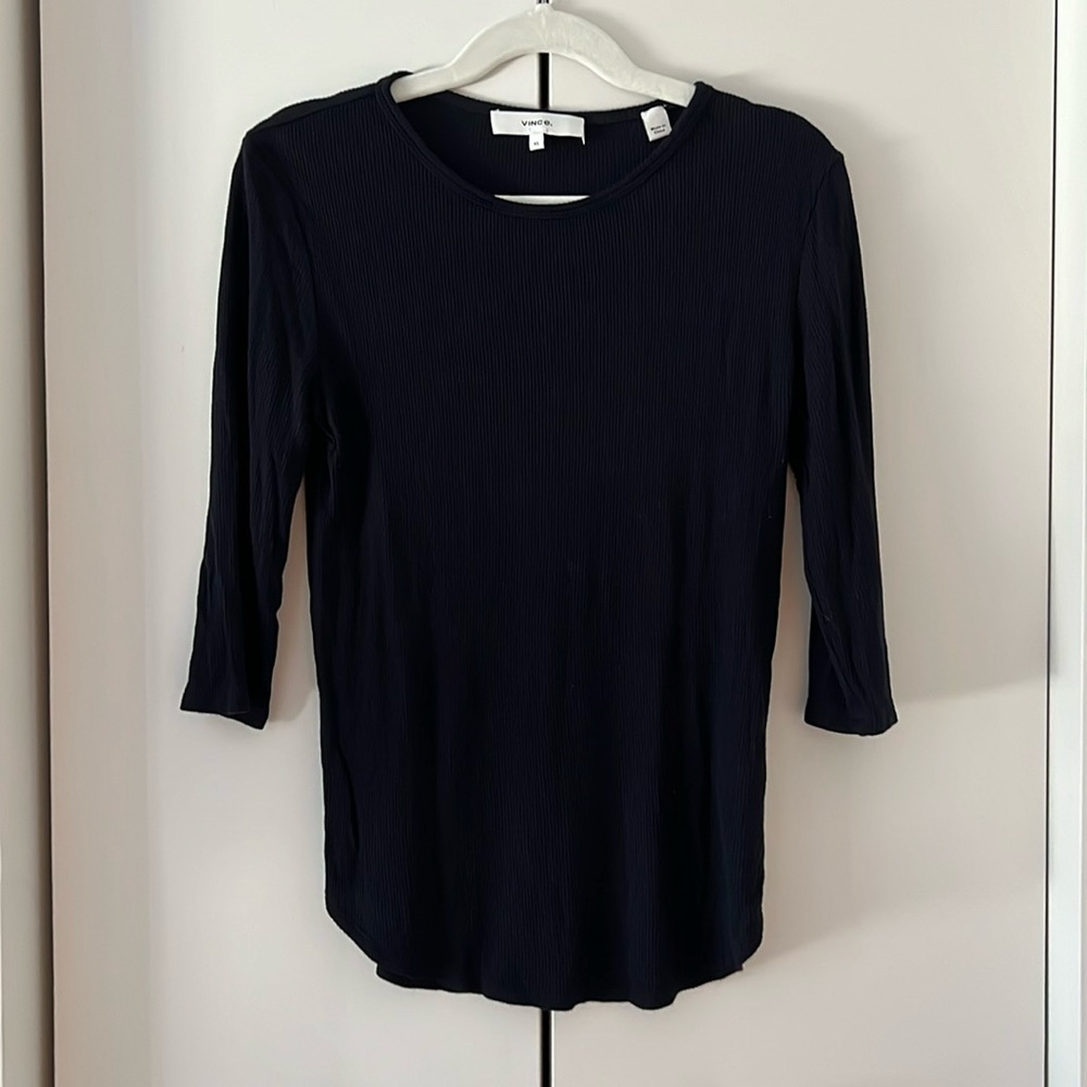 Vince ribbed tee
